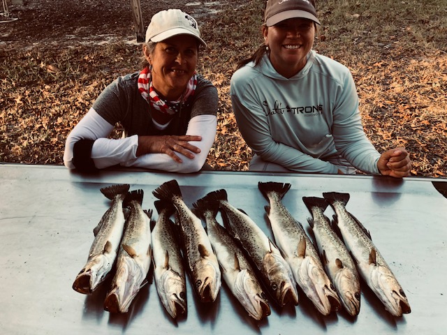 Almost catching our limit of trout